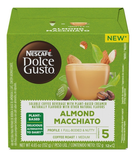 Capsula Dolce Gusto - Almond Macchiato - 12uni