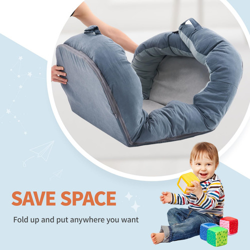 Cama De Viaje Para Niños Pequeños Mooitz Desmontable Con Col