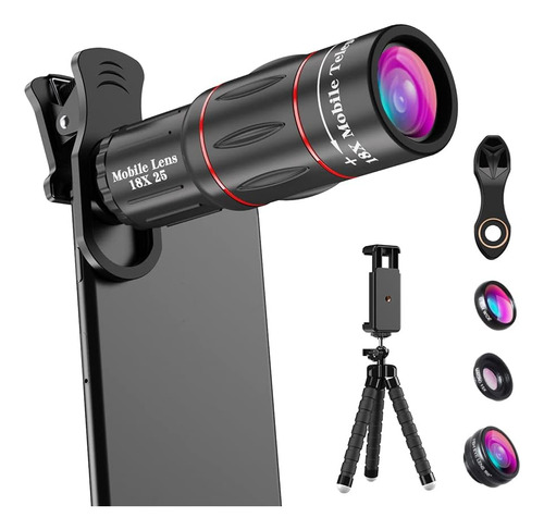 Kit Para Teléfoto 'trípode, Lentes Para Cámara, Telescopio'