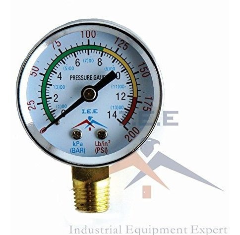 Herramienta Presion Compresor Aire Hidraulico Gauge 2 