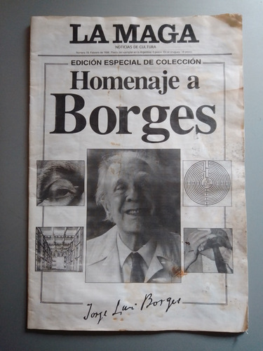 Revista La Maga Homenaje A Jorge Luis Borges 1996