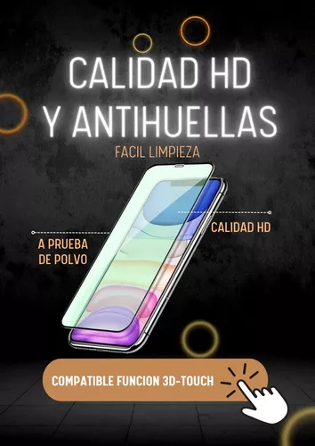 Protector de pantalla de cristal templado para iPhone 11 Pro Max.