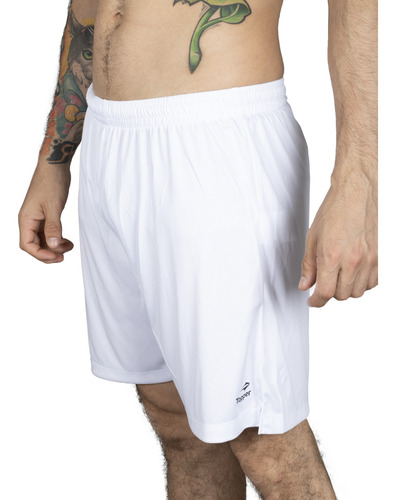 Short Topper Poly Hombre Training Blanco