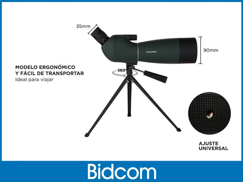 Imagen 6 de 9 de Telescopio Monocular Portátil Gadnic Profesional
