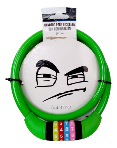 Candado Para Bicicleta Combinación Verde