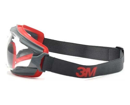 Oculos De Segurança Ampla Visao 3m Gg500 Lente Incolor