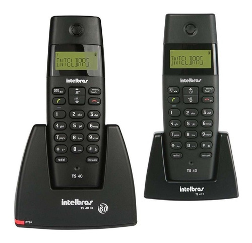 Telefone Sem Fio Intelbras Ts40c Dect 6.0 Ghz Com Ramal 4070