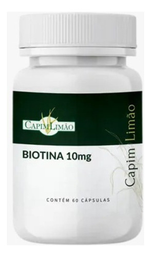 Biotina 10mg 60 Capsulas