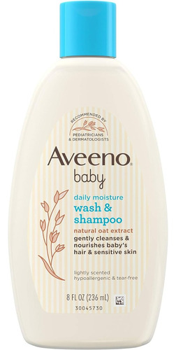 Shampoo Aveeno Para Bebes Ligeramente Perfumado 236ml