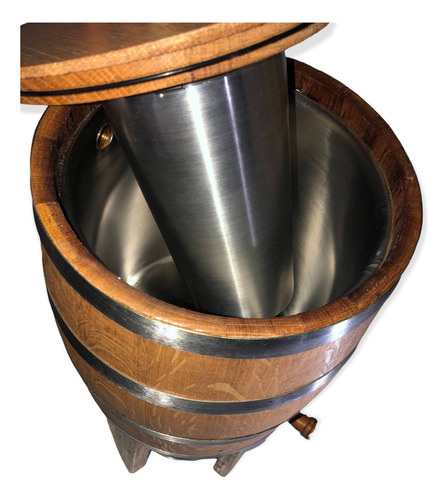 Dispensador De Cerveza Chopera Artesanal En Roble Barril