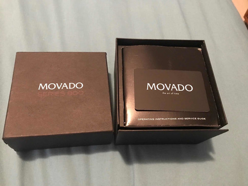 Caja Para Rejój  Movado Serie 800 Usada En Buen Estado