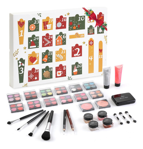 Set De Regalo De Navidad Gleamkid Con Calendario De Adviento