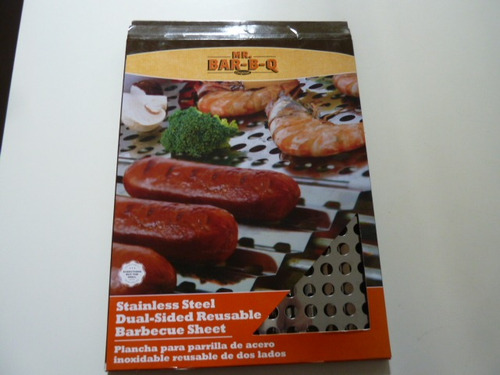 Plancha Para Parrilla De Acero Inoxidable Mr. Bar-b-q,import