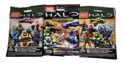 Mega Construx Halo Sobres Covenant Cruiser, Phantom Y Wasp