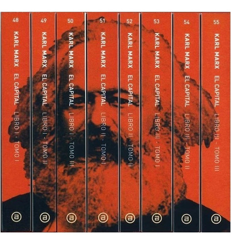  El Capital  K. Marx Obra Completa  (8 Tomos) Akal (estuche)