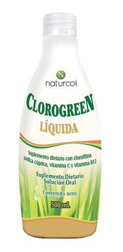 Clorofila Liquida 500ml Naturcol - Unidad a $46900