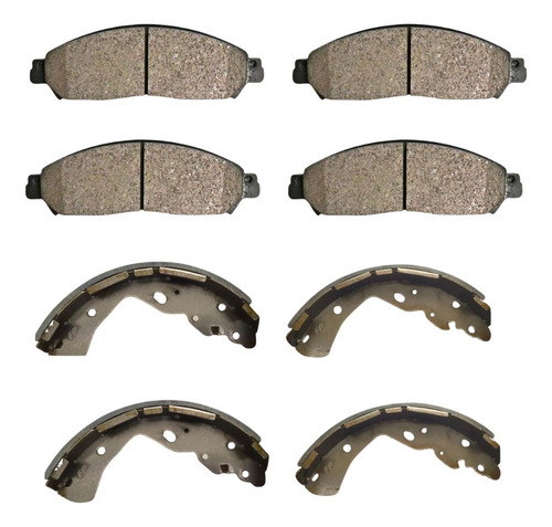 Kit Balatas Delanteras Y Traseras Np300 2015-2024 Orig