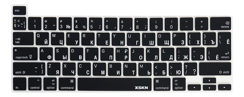 Protector De Teclado Ruso/ingles Para Macbook Pro 2019/2020