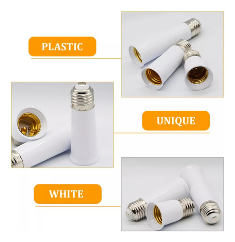 Adaptador De Enchufe Para Bombilla E27, Soporte De Tornillo