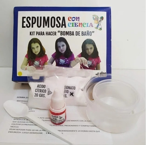 Kit Espumosa Bomba De Baño Juego De Experimentos