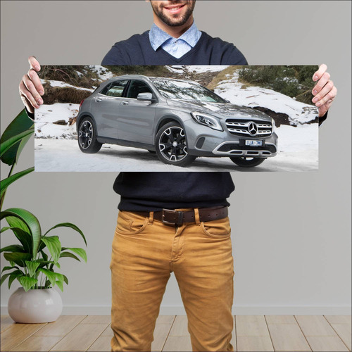 Cuadro 30x80cm Auto 2017 Mercedes Benz Gla Class 866