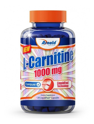 L Carnitine Arnold 1000mg 120 Cápsulas Carnitina Importada