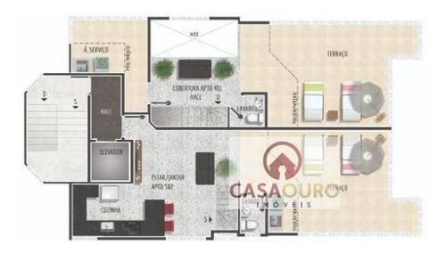 Imagem 17 de 17 de Cobertura Com 2 Quartos À Venda, 91 M² - Carmo - Belo Horizonte/mg - Co0196