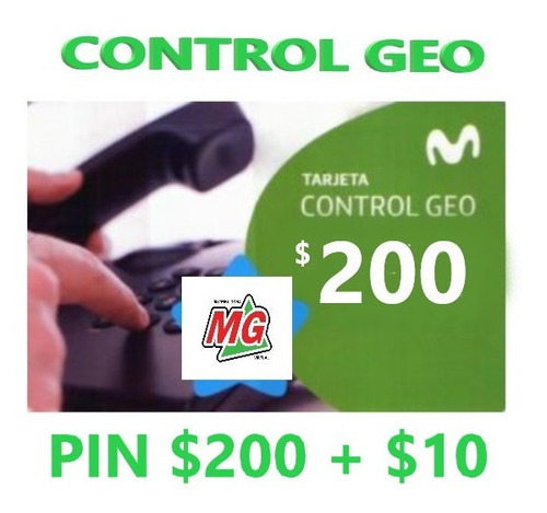 Tarjeta Pin Control Movistar Control Geo $200 Entrega Ya!