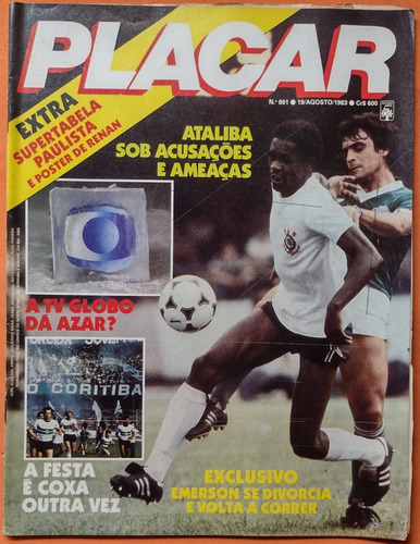 Revista Placar 691 Agosto 1983