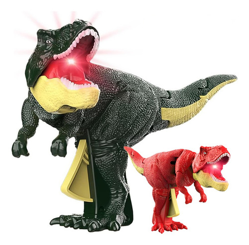 Dinosaurio Juguete Niños Broma Tyrannosaurus Rex Luce Rugido