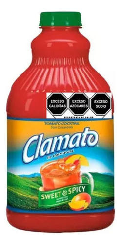 Clamato Jugo De Tomate Con Mango Chile Y Almeja 1.89 L