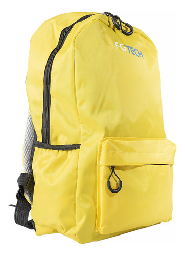 Mochila Urbana Liviana Reforzada Modelo Urban 22l Colores Color Amarillo Diseño De La Tela Liso