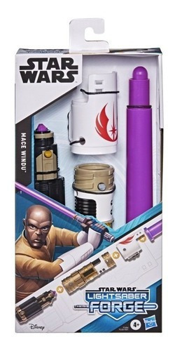Juego Star Wars Sable De Luz Fuerza De Jedi Mace Windu