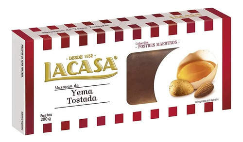 Turrón Praline De Yema Tostada Español Lacasa