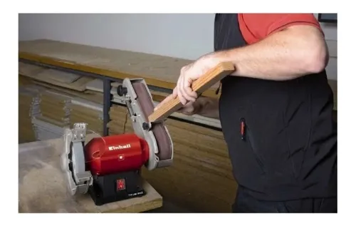 Amoladora De Banco C/lijadora 240w Einhell Th-us 240 Color Rojo