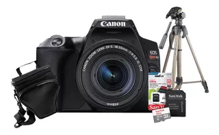 Câmera Canon Sl3 + Lente 18-55mm + Tripé + 32gb + Bolsa Nfe