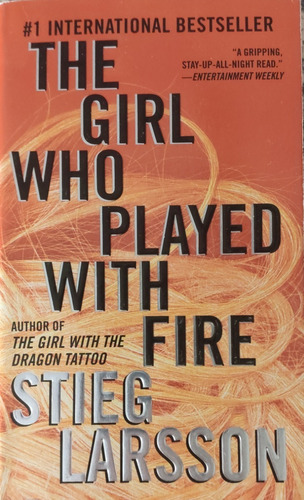 Libro. The Girl Who Played With Fire. Stieg Larsson.