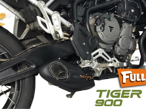 Imagem 1 de 9 de Escapamento Esportivo Full Mexx Tiger 900 Taylor Made