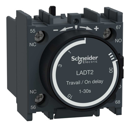 Ladt2 Tesys Deca, Pneumatic Time Delay Attachment, On Delay