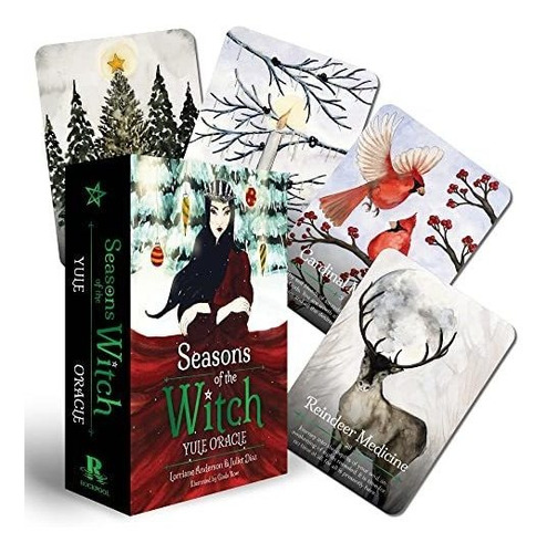 Book : Seasons Of The Witch Yule Oracle 44 Gilded Cards And