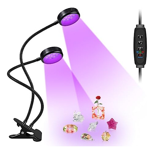 Lampara Led Uv Usb Para Curado De Resina - Negro 