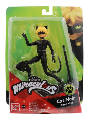 Figura Cat Noir Lady Bug Miraculous Bandai
