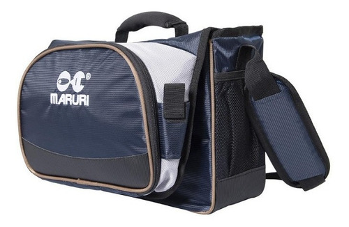 Bolsa Para Pesca Organizadora Maruri Af10-0305 Cor Azul Desenho do tecido Liso