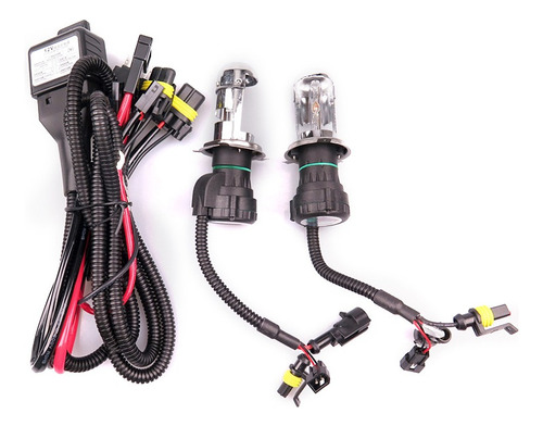 2 Unids 55w H4 Hid Bi-xenon Hi/low Kit De Conversión 3000-1