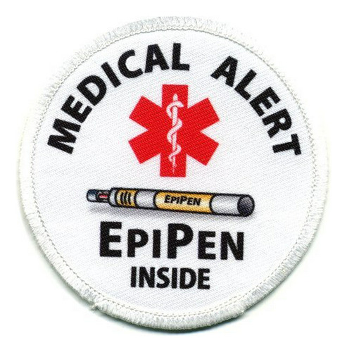 Parche Para Uniforme De Médico Con Epipen 3 Pulgadas.