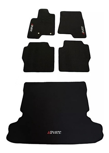 Tapete Mitsubishi Pajero Full Completo Com Porta-malas Luxo