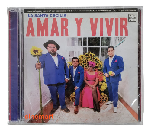 La Santa Cecilia Amar Y Vivir Recorded Live In Mexico Cd
