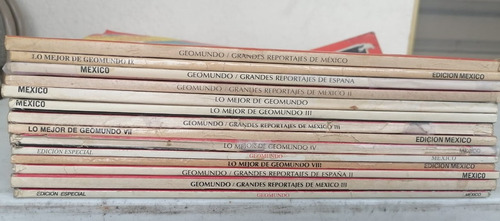 13 Números De Edicion Especial De Geomundo De 1982 1997 (Usado)