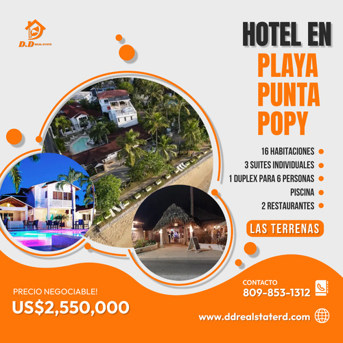 Hotel En Venta En La Hermosa Playa De Samaná ¡tu Paraíso En 
