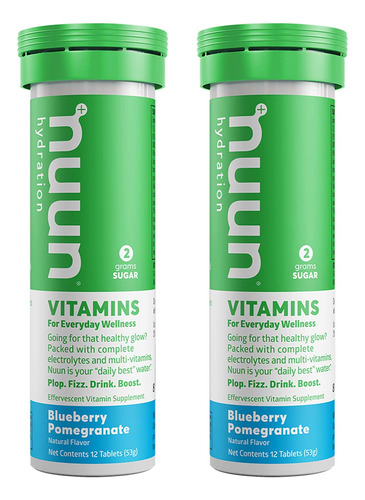 Nuun Vitaminas: Suplemento De Hidratacin De Granada De Arnda